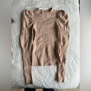 En Saison Light Pink Puff Sleeve Long Sleeve